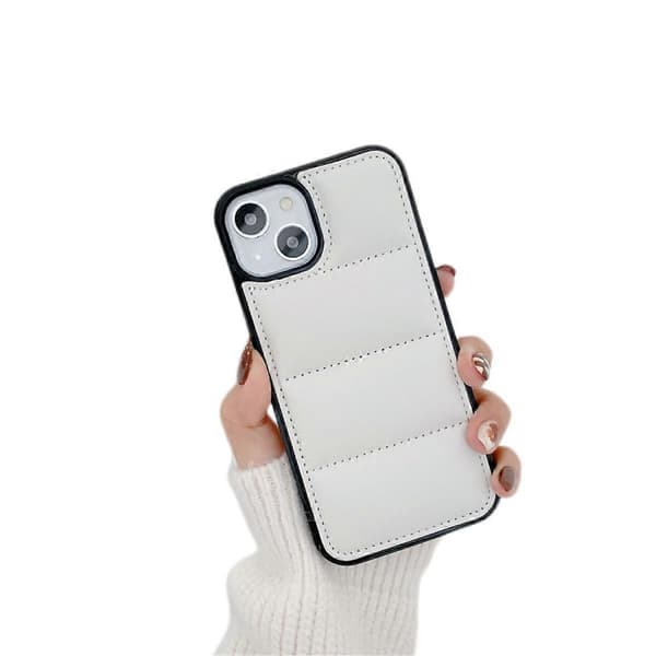 Apple iPhone 12 Pro Stötsäkert TPU PU Läderfodral PC Skyddande Skal Mobilskal med Innerfoder - Vit