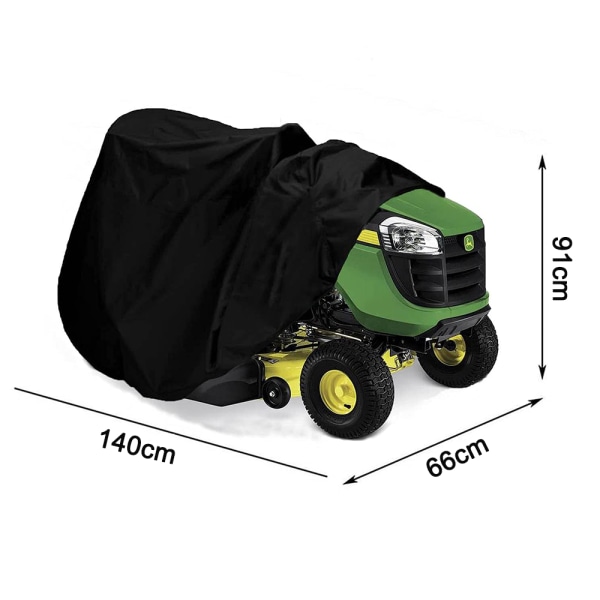 Gräsklippartraktoröverdrag - Traktoröverdrag passar däck upp till 54\" Förvaringsöverdrag Heavy Duty 210D