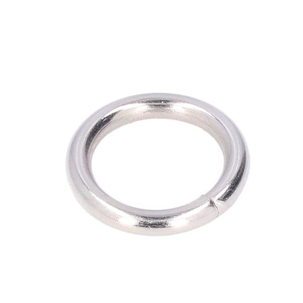 50 st metallringar slitstarka utsökta multifunktionella slitstarka blekningsfria metall O-ringar för väska kläder pärlor 15x3mm