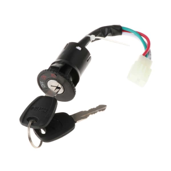 Tändningslåscylinder Låsslitstyrka Multifunktionell Bärbar Ström 3 cable