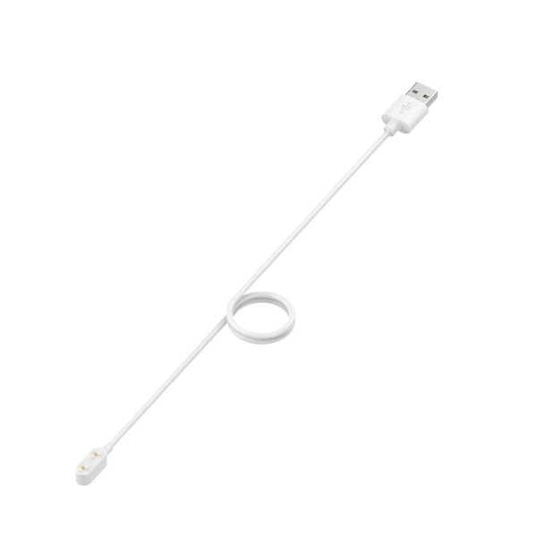 100 cm Honor Band 6 / Huawei Watch Fit USB-laddningskabel - Vit Vit