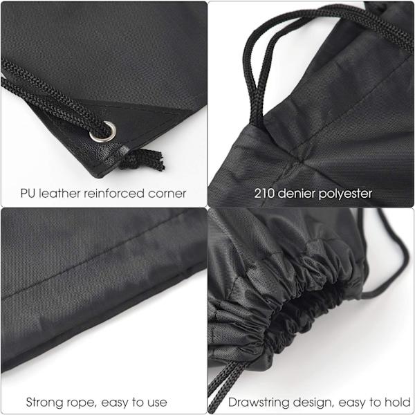 10 st Drawstring Ryggsäck String Sport Bag Gym Ryggsäck Bulk för Skola Gym Sport Resor