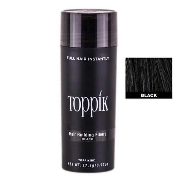 Toppik Hårfiber Black 27,5g – Toppkvalitet för Hårtillväxt och Fylligare Hår
