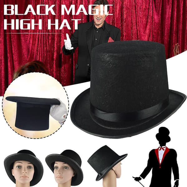 Retro magikerhatt, en multifunksjonell og komfortabel hatt, egnet for sminke, dansefester og mer.