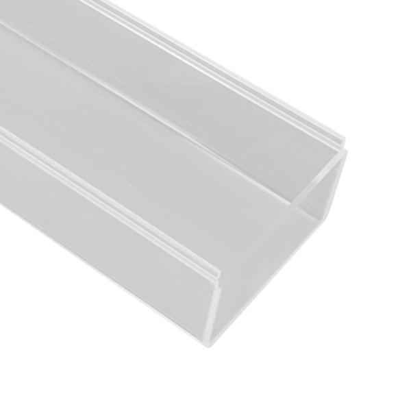 Klar akryl blomvas multihål elegant dekorativ lång rektangel vas för bröllop hem matbord dekor 30cm/11.7in