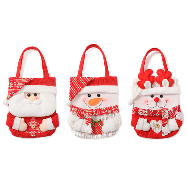 st Julklappspåse sammet Julafton äppelpåse presentpåse handväska fliphatt tecknad godispåse jultomte älg snögubbe