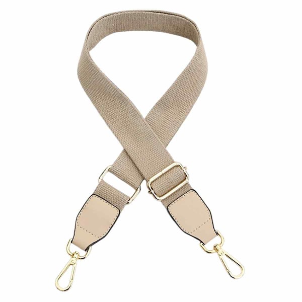 Bred handväska axelbandsrem justerbar canvas ersättning crossbody handväska axelväska rem