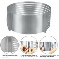 Kakeform 24-30 cm justerbar rustfritt stål rund kakekutter utvidbar form Entremet Ring_xx