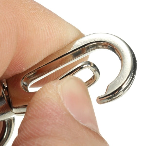 Nyckelhållare med Jojo -funktion, Carabiner - stock silver