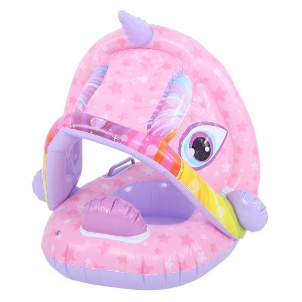 Baby Float Tube Ring PVC Uppblåsbar Toddler Barn Simring Ringar med solskydd