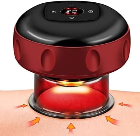 Smart dynamisk cupping-terapisæt, cellulite-massager 3 i 1 vakuumterapimaskine cellulitefjerner, Gua Sha massageværktøj, 12 temperaturniveauer