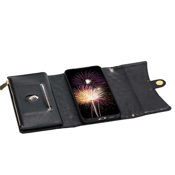 SKALO Samsung S24 Evelope Clutch 8-Fack - Svart Svart