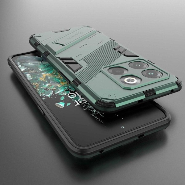 Stöttåligt OnePlus Ace Pro / OnePlus 10T hybridskal - Grön Grön