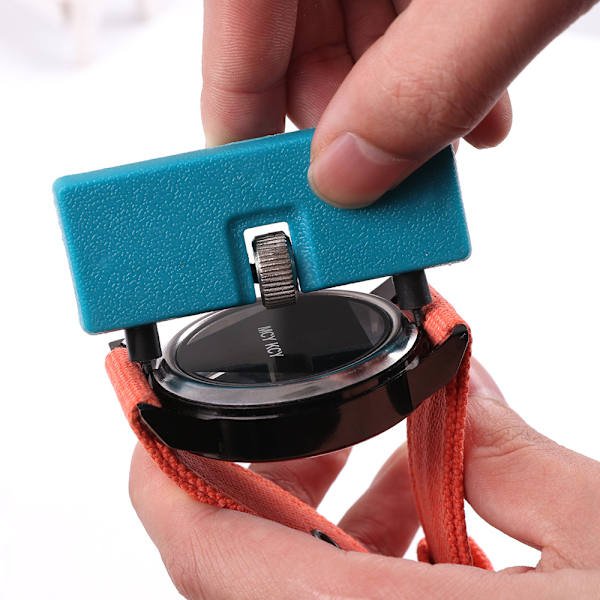 Verktyg för att ta bort klockans baksida, justerbart verktyg för att öppna klockans baksida, bärbart reparationsverktyg för armbandsur, svart
