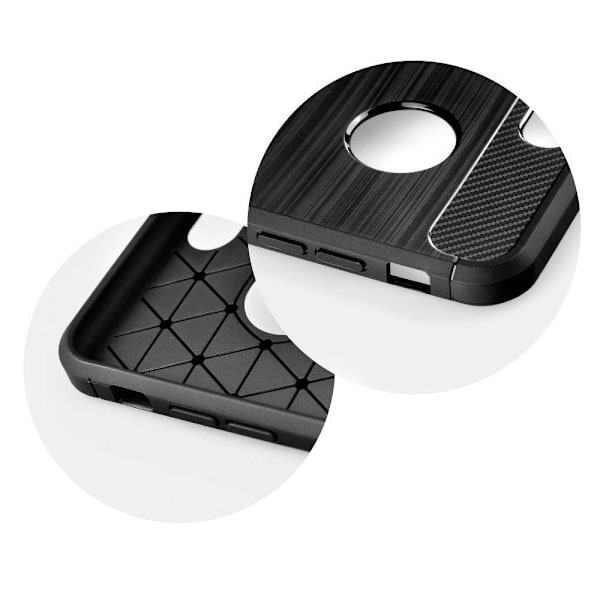 Xiaomi Redmi 9C/9C NFC Skal Forcell Carbon - Svart