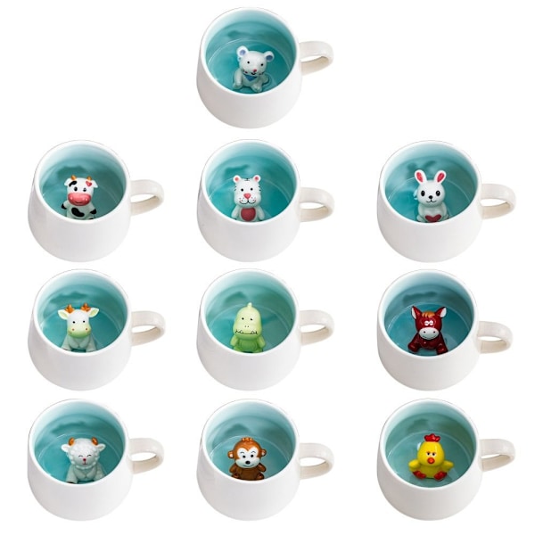 Kaffe Mugg Mjölktekopp FÅR FÅR Sheep Sheep