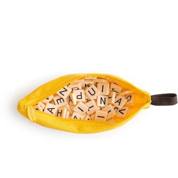 Bananagram | Ordspill | Alder 7+ | 1-8 spillere | 15 minutter spilletid