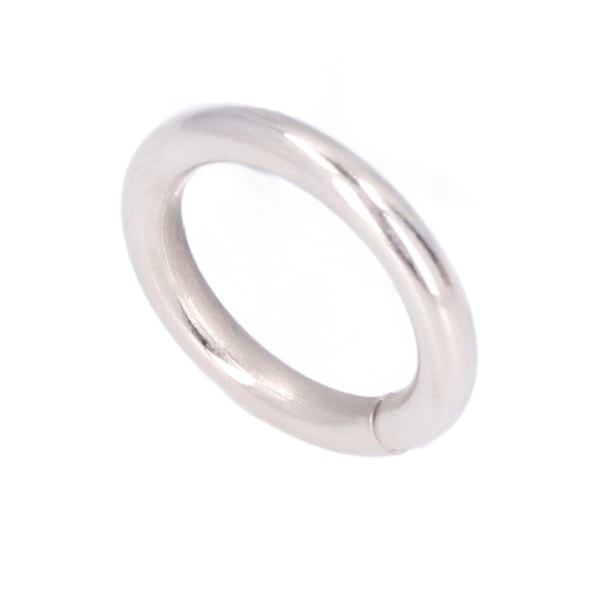 50 st metallringar slitstarka utsökta multifunktionella slitstarka blekningsfria metall O-ringar för väska kläder pärlor 15x3mm