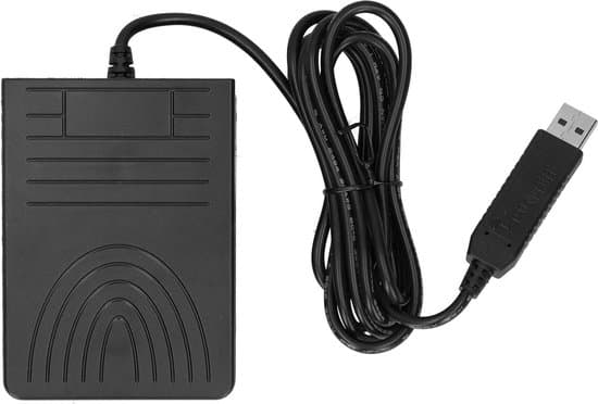 Professionel bærbar USB-fodpedal - computerfodkontakt lavet af ABS-materiale.