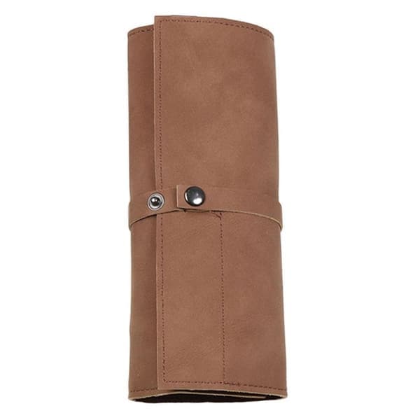 Klockarmbandsfodral Läder Mörkbrun