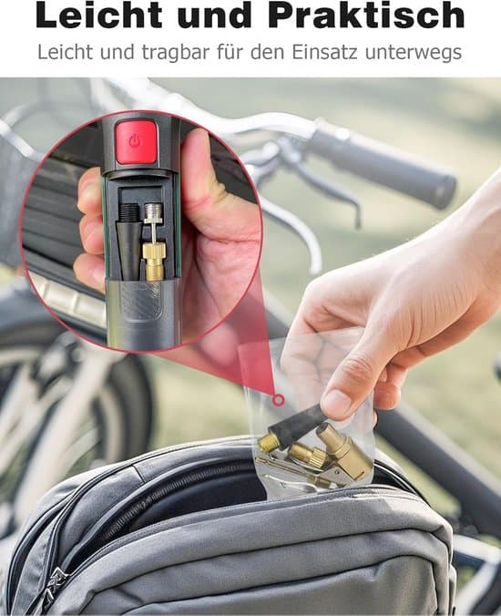 Multifunktionelt Ventiladaptersæt – Kompatibelt med Bosch EasyPump – Egnet til Bildæk, Cykler & Bolde – Sort – 1 Sæt