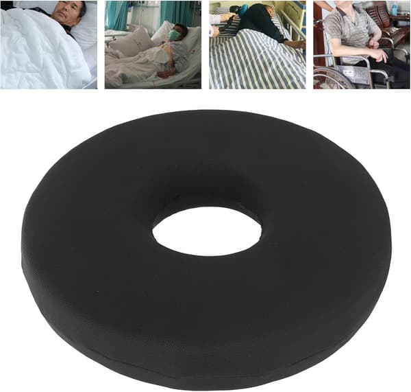 Halebenssmertelindrende Donut Ring Sædepude i Memoryskum til Hæmorider, Hoftebursitis og Generelle Halebenssmerter