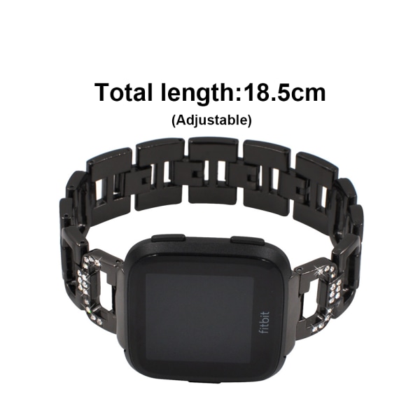 Band kompatibelt med Apple Watch -band, smyckesbyte metallarmbandsrem för iWatch Band Series silver