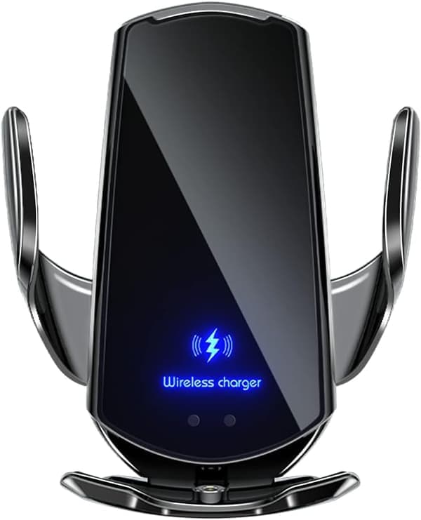 Q3 Smart Sensor Biltelefon Trådløs Lader, 15W Qi Hurtiglading Auto-Klemme Bilholder, Luftventil Telefonholder