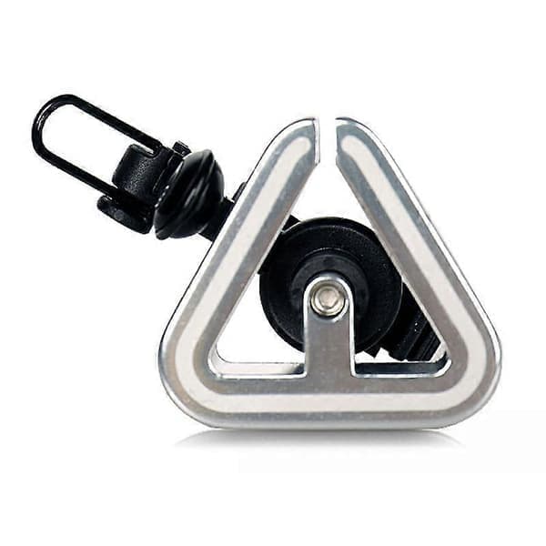 N+1 Mountain Bike Bell Universal Triangle Copper Bell Clip Ring Silver