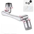 Tap - JORMFTTE - 1440° Rotating - 2 Modes - Silver - Kitchen/Bathroom