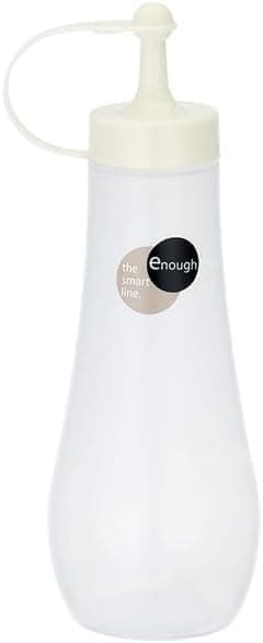Set med 2 plastflaskor för sås, salladsdressing, kryddor, ketchup, honung, vinäger, senap, sylt, 355 ml