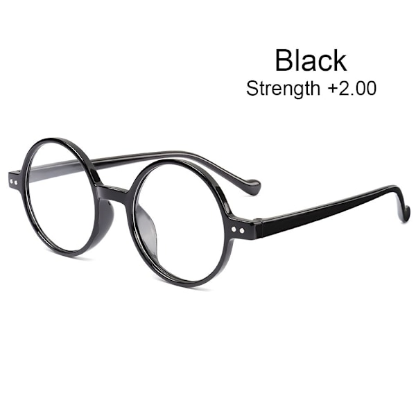 Läsglasögon Presbyopia Glasögon SVARTA STYRKAN +2.00 black Strength +2.00-Strength +2.00 black Strength +2.00-Strength +2.00