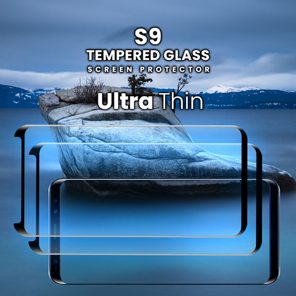 2-Pack Samsung Galaxy S9 - Härdat glas 9H - Super kvalitet 3D