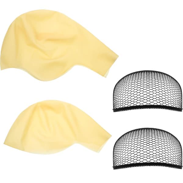 Bald Caps Latex Bald Cap for Adults Makeup Bald Head Wig Cap Costume Accessories