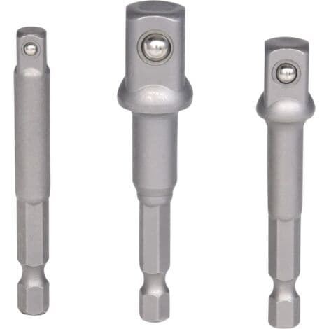 Hex Shank to Square Drive, 3/8\" (65mm) Drill/Driver Shank Adapter