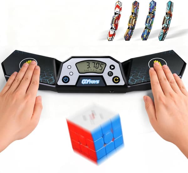 Professional speed cube timer pekskärmstimer med display för speed cubing stack-tävling.