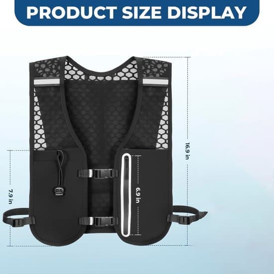 Running Vest - Running Vest with Hydration Holder - Running Vest with Phone Holder - Running Backpack - Universal
