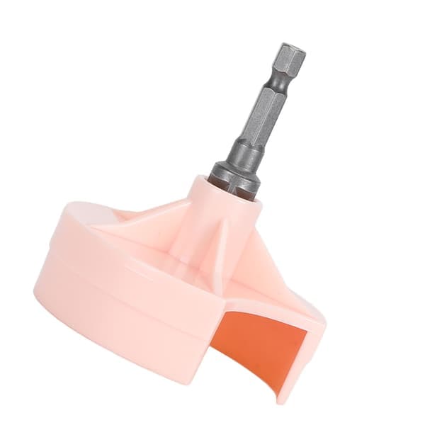 Strikkemaskinadapter Hurtigsting Utskiftbar Heklemaskinadapter med sekskantbit DIY Nålehekkelbor Strømtilbehør Rosa