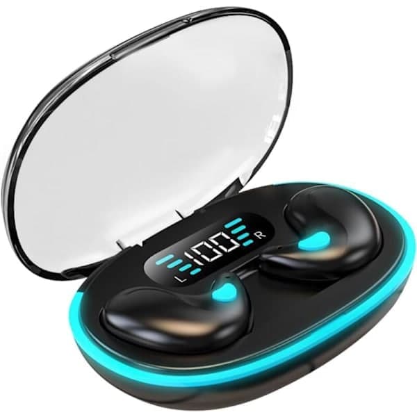 X55 Bluetooth-hovedtelefoner til søvn, mini-display, støjreduktion