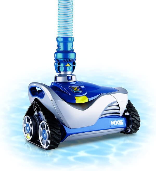 Sæt med 1 slangesektion med drejelås, 1 x 1 m, til hydrauliske robotpoolrensere, blå