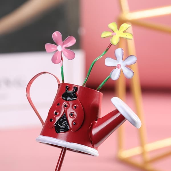 Metalsprøjte til blomsterarrangementer, rustik haveindretning til sukkulenter, urtepotte