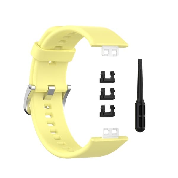 Silikonrem til Huawei Watch Fit - Gul Gul Gul Gul