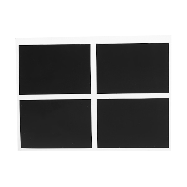 9 st glasburk flaska svarta tavla klistermärken kök arrangör DIY griffeltavla etiketter #Rektangel
