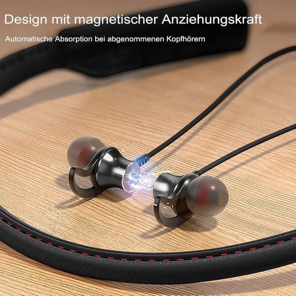 Bluetooth-hörlurar sport in-ear, sporthörlurar bluetooth med mikrofon