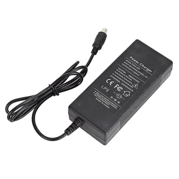 42V 1,5-2A elektrisk sparkesykkel-lader litiumbatteri (EU-plugg)