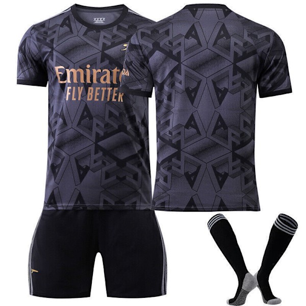 Nya Pojkar Barn Barn Fotboll Kit Kort Skjorta Socka Set Fotboll arsenal away kit blank 28/(12-13 years) arsenal away kit blank 28/(12-13 years)