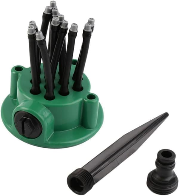 360 Degree Automatic Garden Sprinkler Durable Lawn Watering Nozzle Efficient Irrigation Tool for Lawns Gardens Coverage