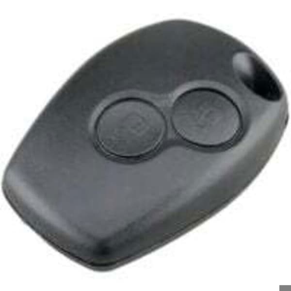 Renault fjernkontrollenhet - 2 knapper for Clio 3, Twingo 2, Master 3, Kangoo 2 (uten blad)
