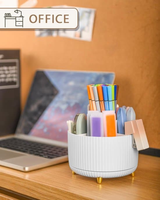 Makeup Organizer - 360° Roterbar - Hvid - Velegnet til soveværelse og badeværelse