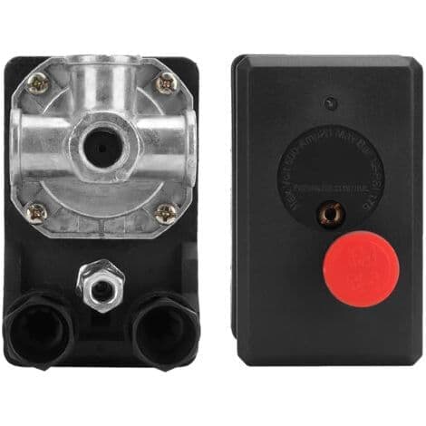 Vertikal 380V 3-fas 4-port G1/4 \" tryckströmbrytare för luftkompressor